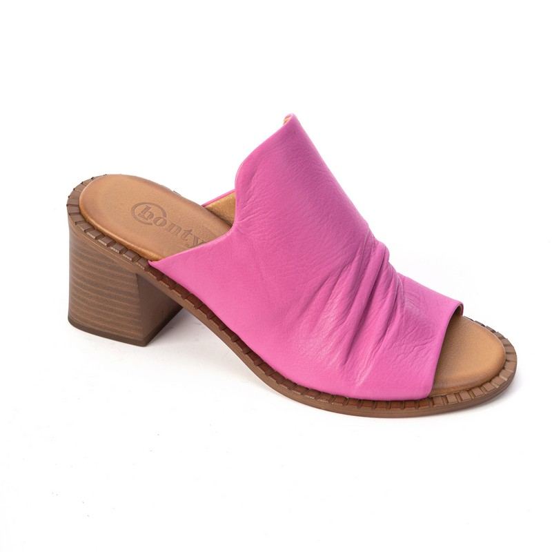 500-4664-11-fushia Сабо жен.кожа-кожа розовый